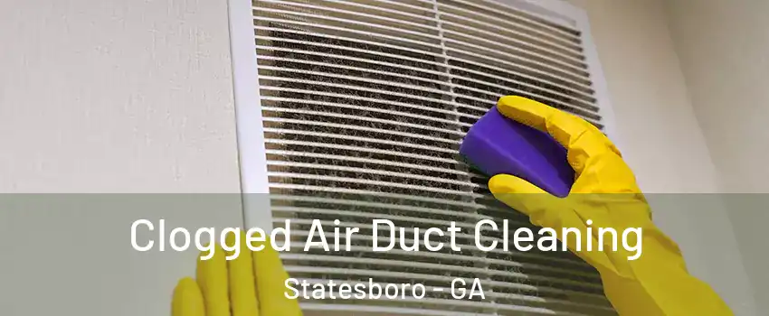 Clogged Air Duct Cleaning Statesboro - GA