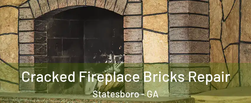  Cracked Fireplace Bricks Repair Statesboro - GA
