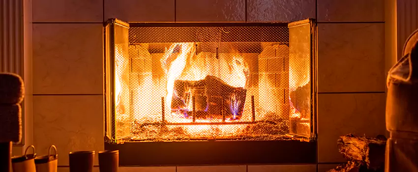 Mendota Hearth Landscape Fireplace Installation in Statesboro, Georgia