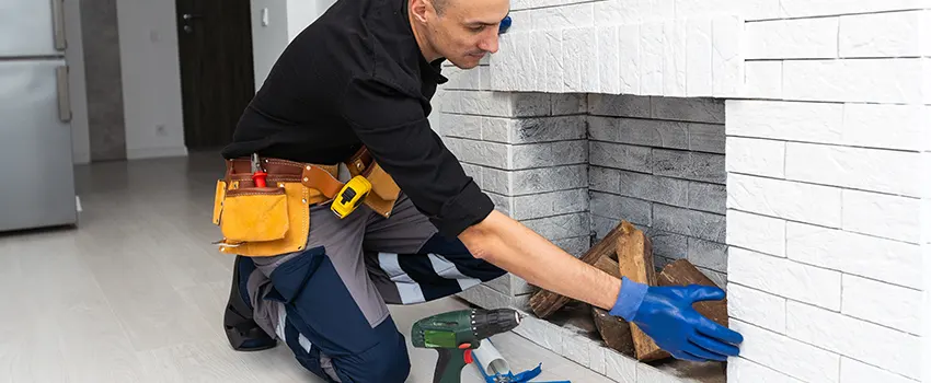 Fireplace Damaged Damper Frame Repair Services in Statesboro, Georgia