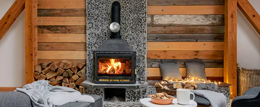 Thelin Hearth Products Direct Vent Gas Stove Fireplace Inspection in Statesboro, Georgia